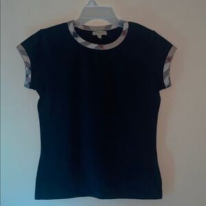 Burberry London Black Crewneck Shirt Size L